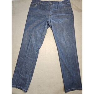 Alberto Men's Blue Denim Modern Fit Luxury T400 Light Denim Jeans Sz 42x36
